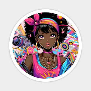 Girl Anime Design Magnet